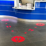 Distanciation Sociale - Adhésifs de marquage au sol