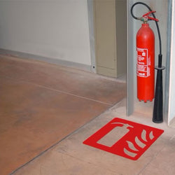 Extincteur - Adhésif - Marquage au Sol