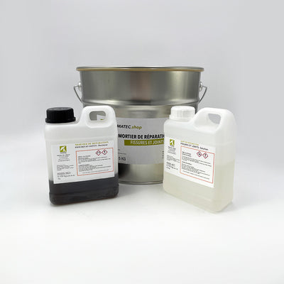 Mortier de réparations fissures et joints - Sol Béton - 5KG