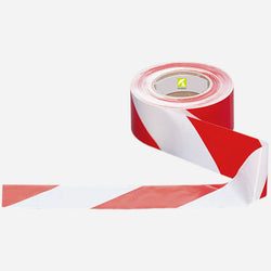 Ruban de sécurité Rouge et Blanc - Marquage